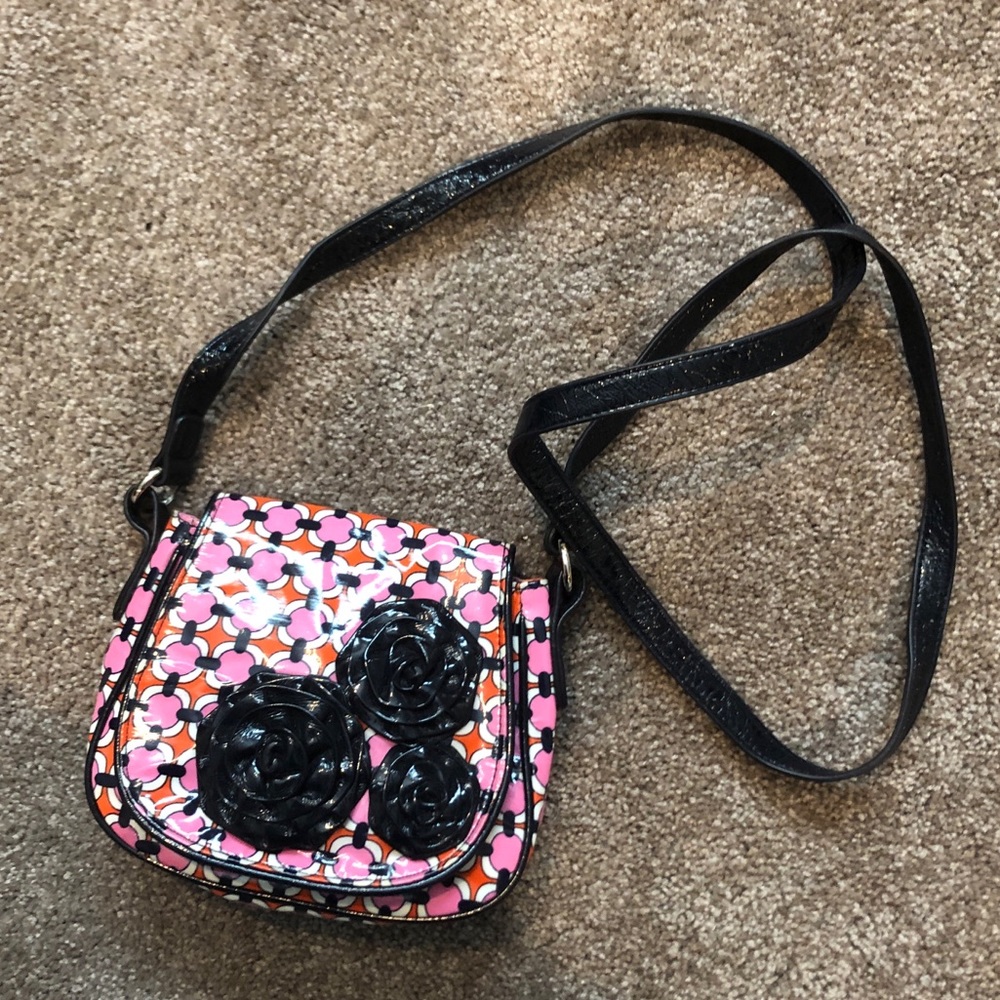 Vera Bradley Frill Crossbody Purse in Loves Me...